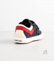 Geox GISLI - Sneakers basse - navy dk red/blu scuro