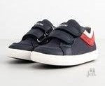 Geox GISLI - Sneakers basse - navy dk red/blu scuro